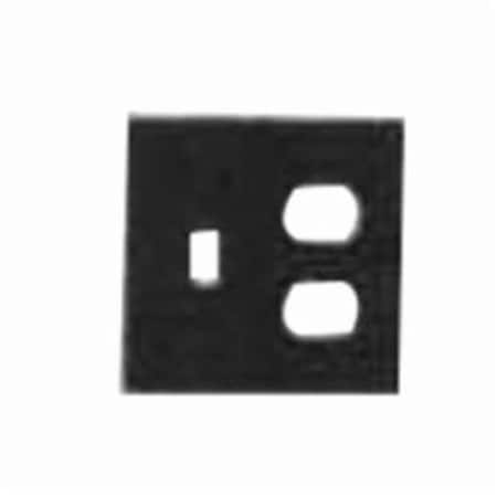 Mulberry Number of Gangs: 2 Steel, Semi-Gloss Finish, White 86832